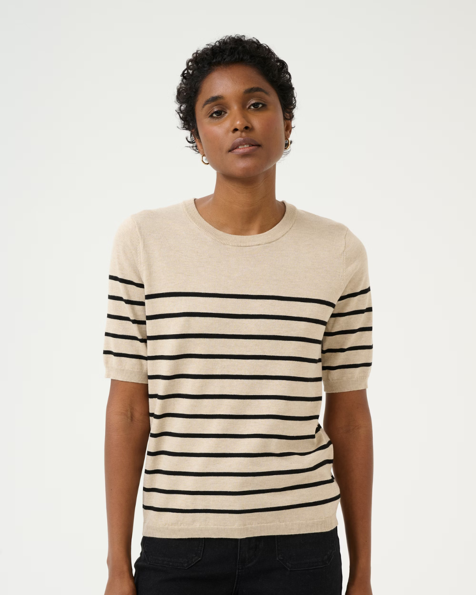 LIZZA STRIPED KNIT