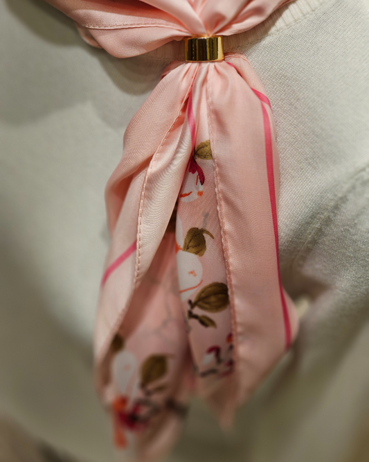 SQUARE SCARF PINK