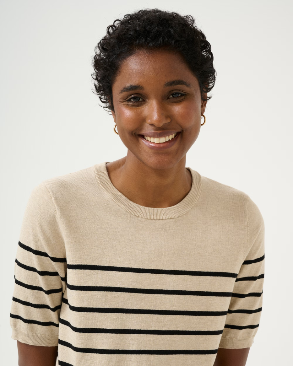 LIZZA STRIPED KNIT