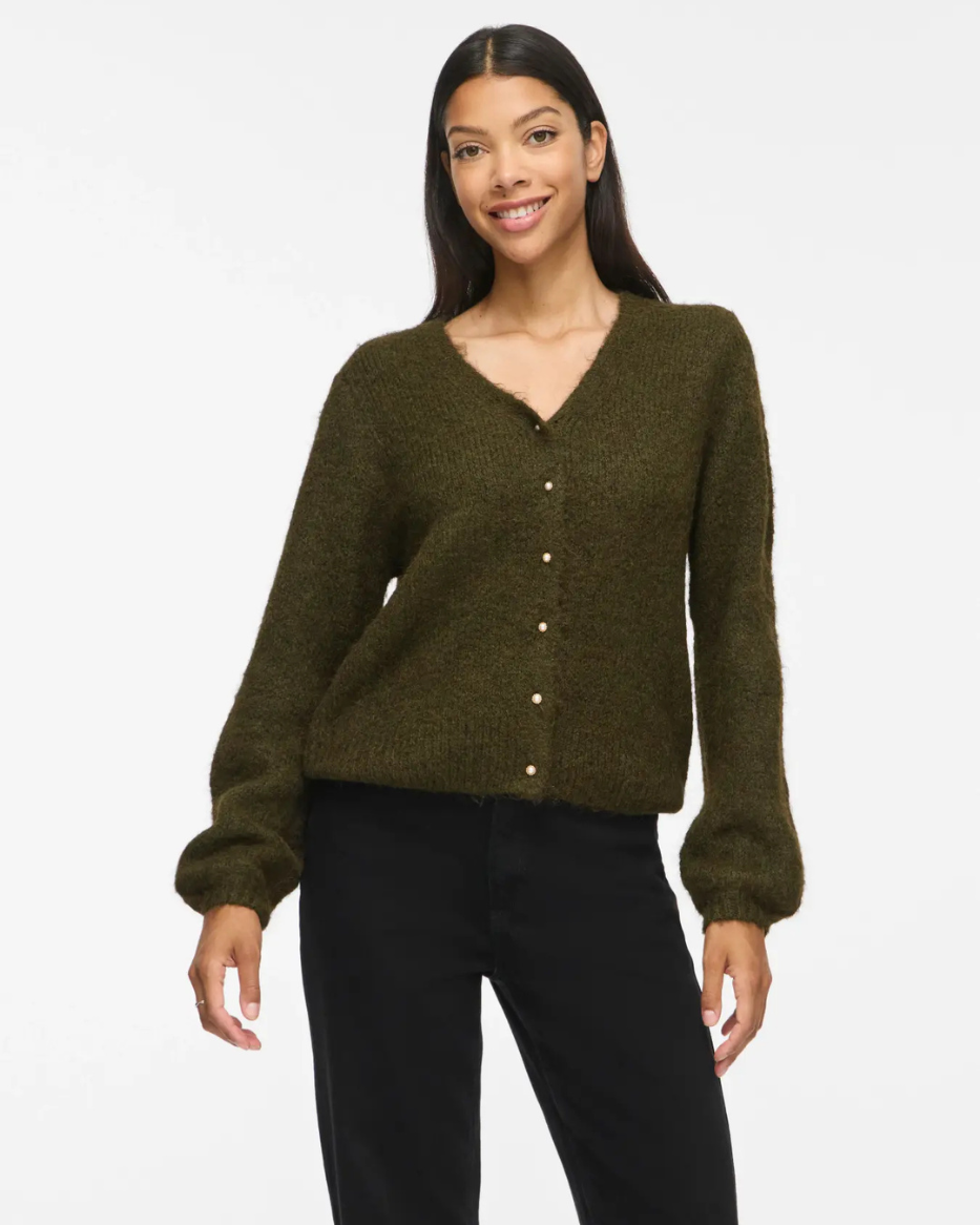 VIMARLEY L/S V-NECK CARDIGAN