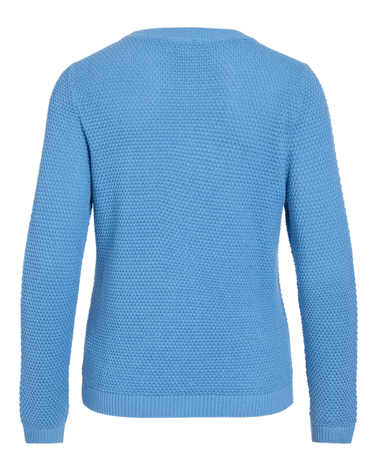 VIDALO O-NECK L/S KNIT TOP