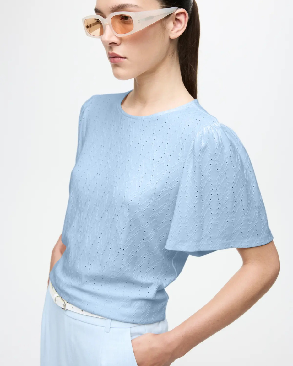 VIBELLI O-NECK S/S TOP
