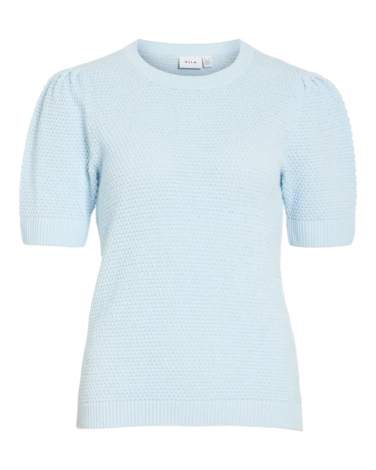 VIDALO O-NECK S/S KNIT