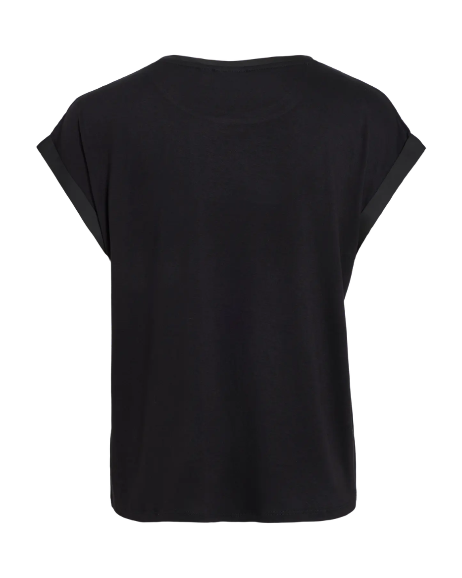 VIELETTE S/S SATIN TOP