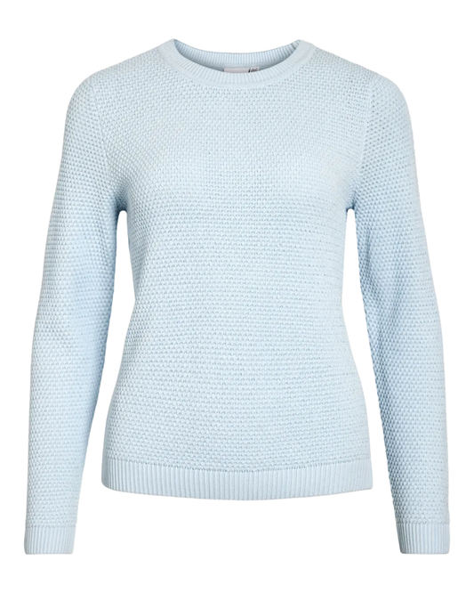 VIDALO O-NECK L/S KNIT TOP