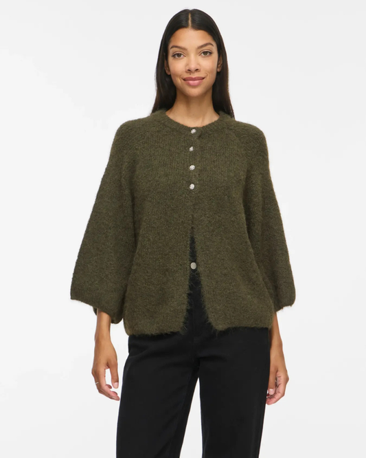 VIBOWS 3/4 KNIT CARDIGAN