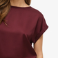 VIELETTE S/S SATIN TOPP