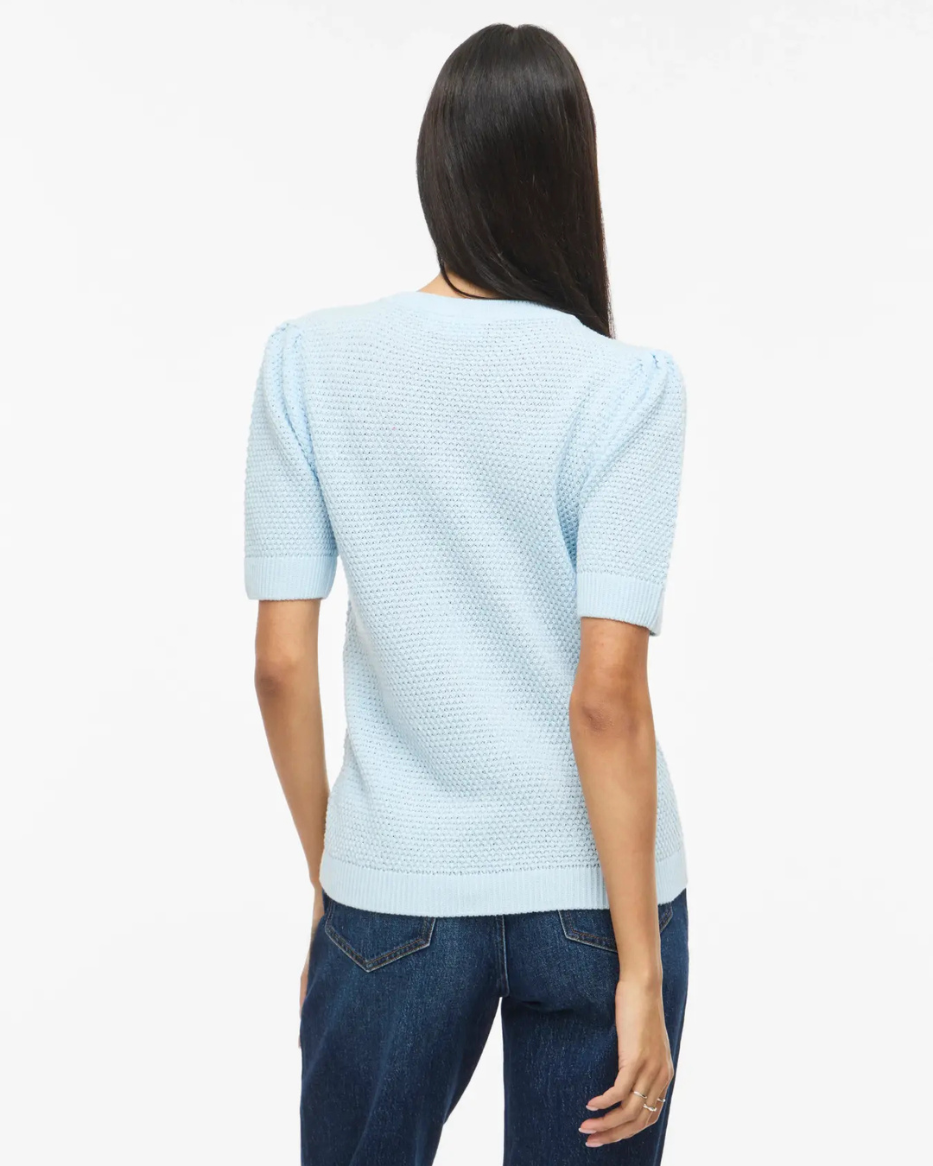 VIDALO O-NECK S/S KNIT