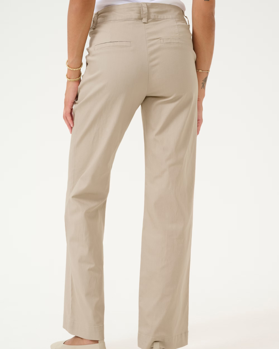 LEA FLARED CHINOS PANTS