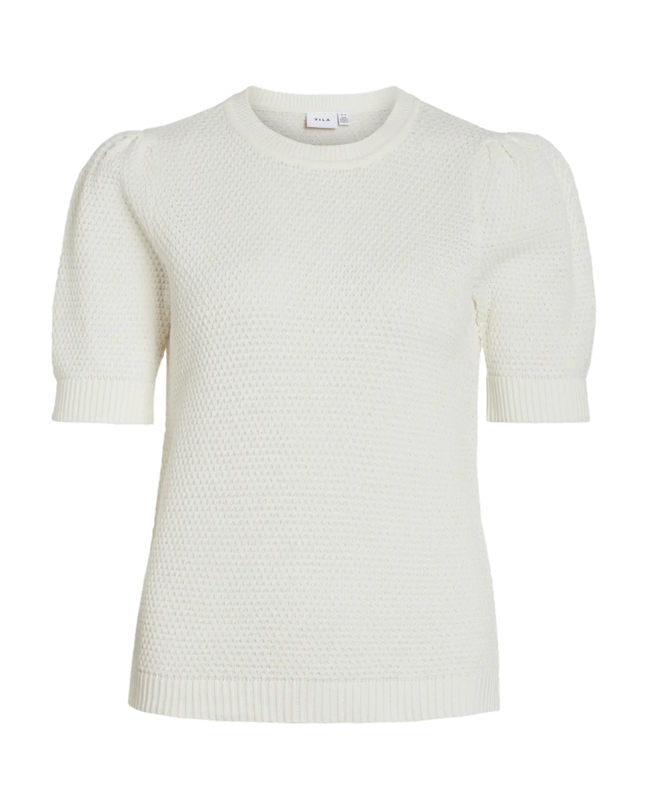 VIDALO O-NECK S/S KNIT