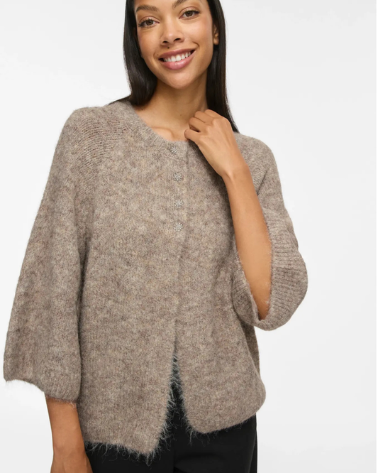VIBOWS 3/4 KNIT CARDIGAN