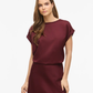 VIELETTE S/S SATIN TOPP