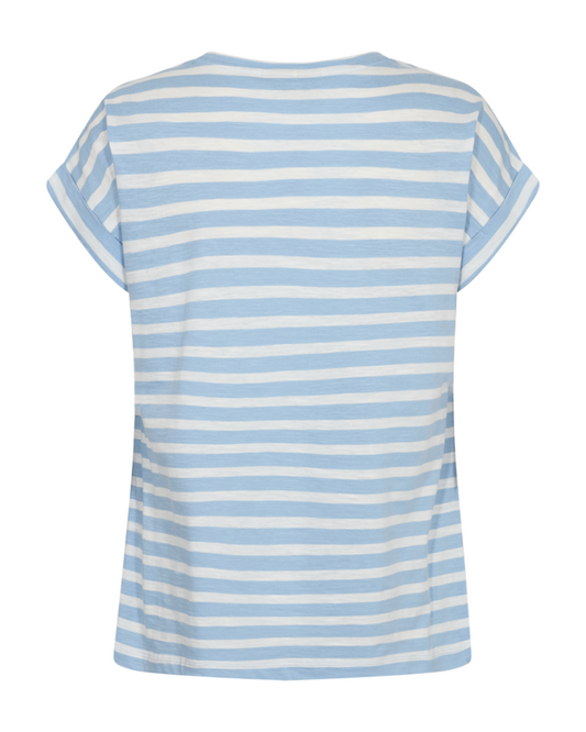 VIVA-TEE V-NECK STRIPED