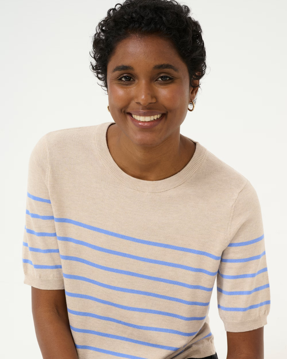 LIZZA STRIPED KNIT