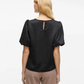 VIELETTE2/4 SATIN PUFF TOP