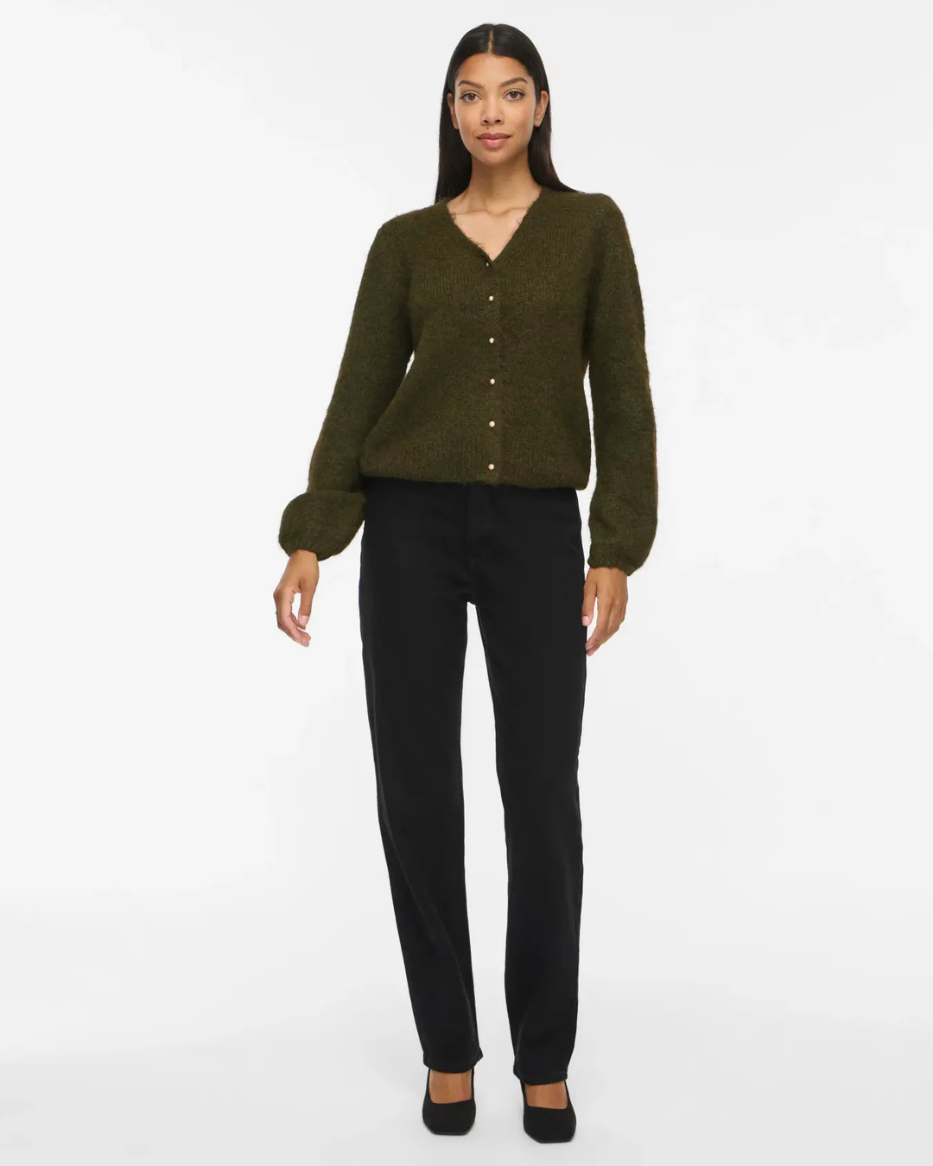 VIMARLEY L/S V-NECK CARDIGAN