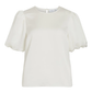 VIELETTE2/4 SATIN PUFF TOP