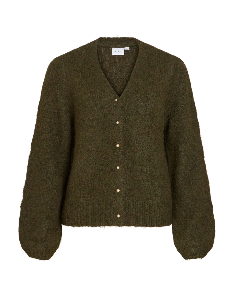 VIMARLEY L/S V-NECK CARDIGAN