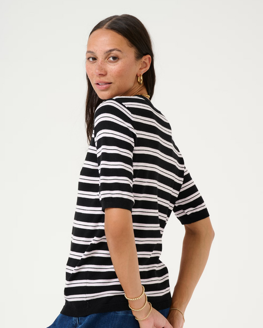 LIZZA STRIPED KNIT