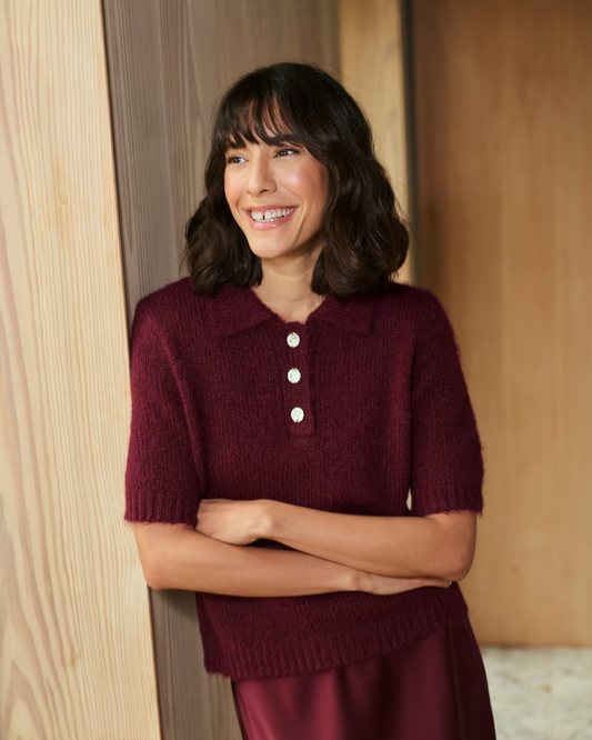 EMILIE POLO PULLOVER