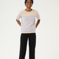 LIZZA STRIPED KNIT