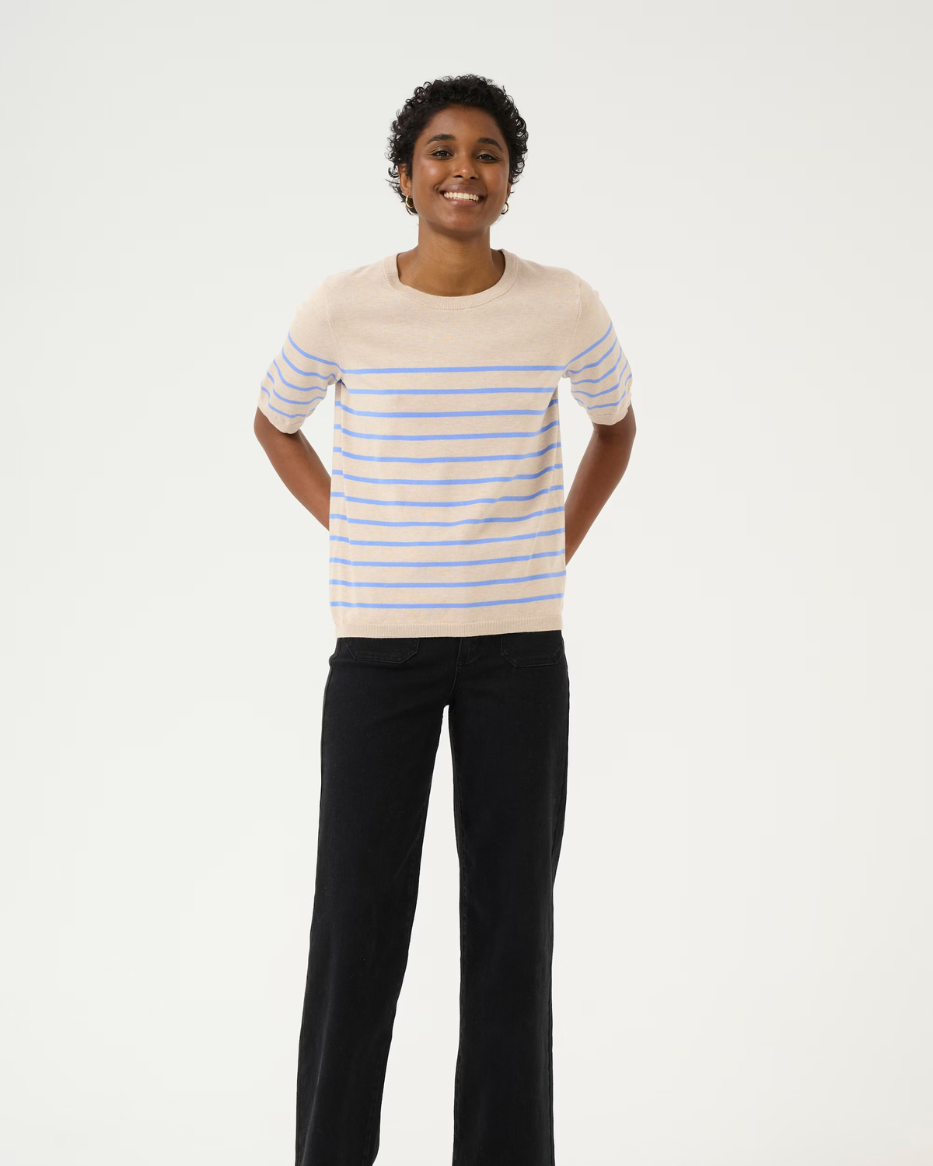 LIZZA STRIPED KNIT