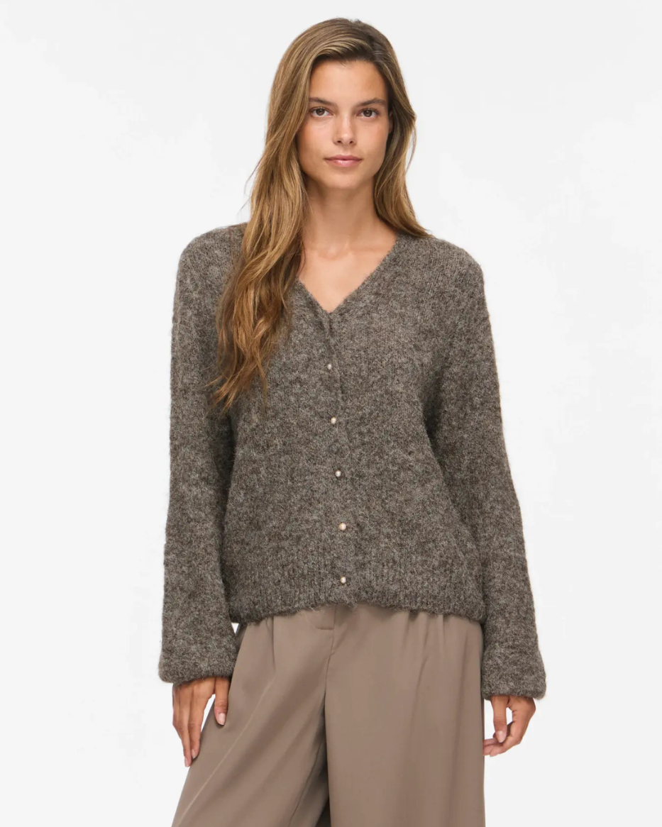 VIMARLEY L/S V-NECK CARDIGAN