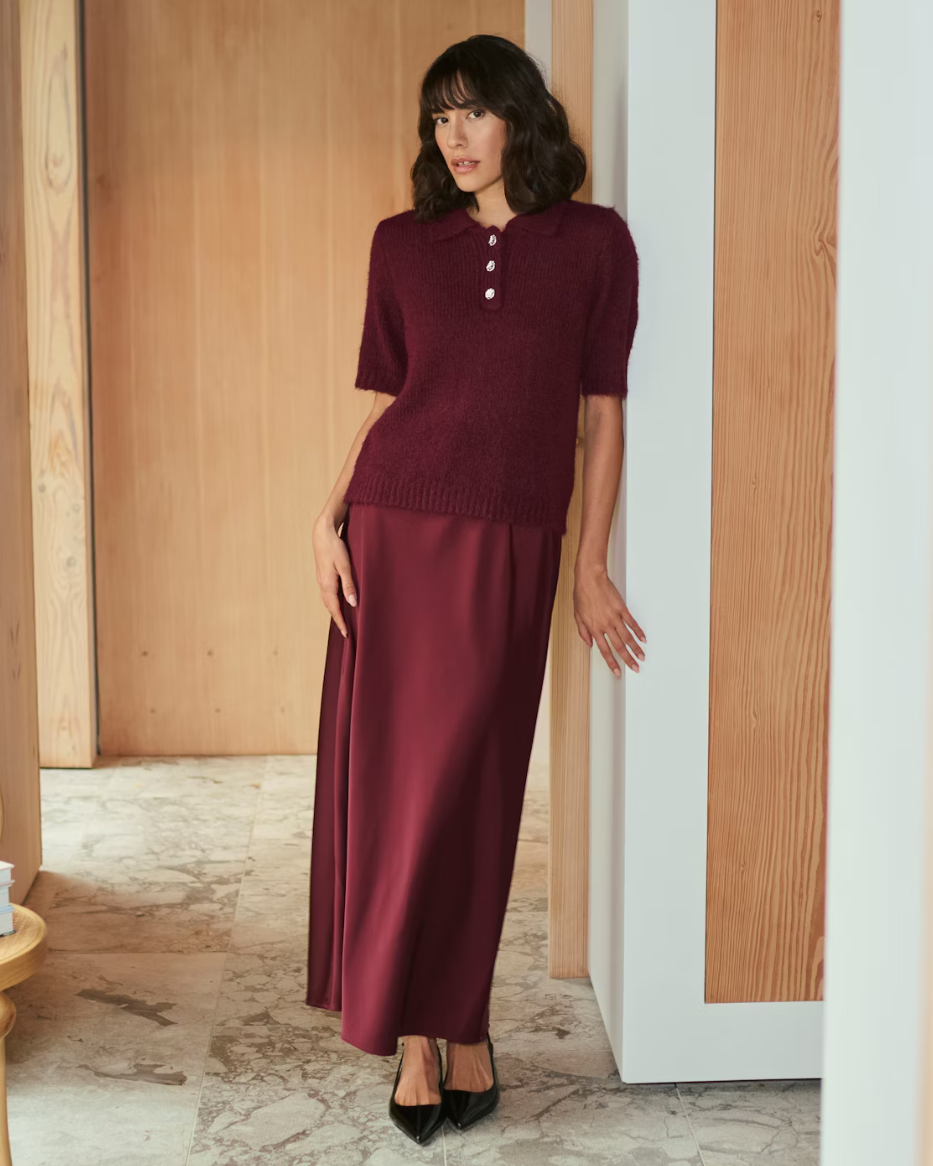 EMILIE POLO PULLOVER