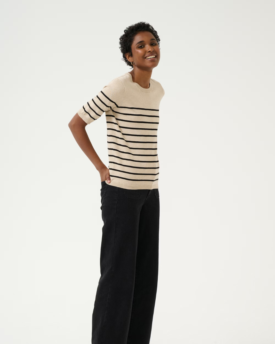 LIZZA STRIPED KNIT