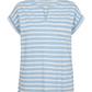 VIVA-TEE V-NECK STRIPED