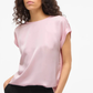 VIELETTE S/S SATIN TOPP