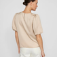 VIELETTE2/4 SATIN PUFF TOP