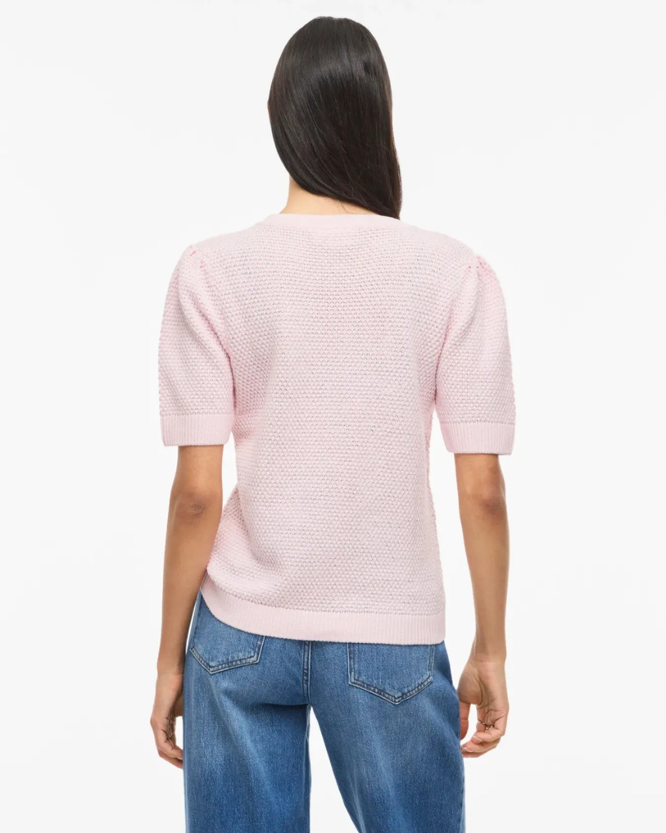 VIDALO O-NECK S/S KNIT