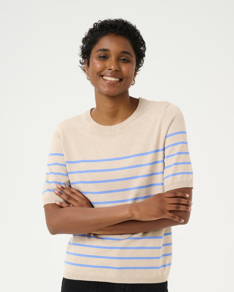 LIZZA STRIPED KNIT