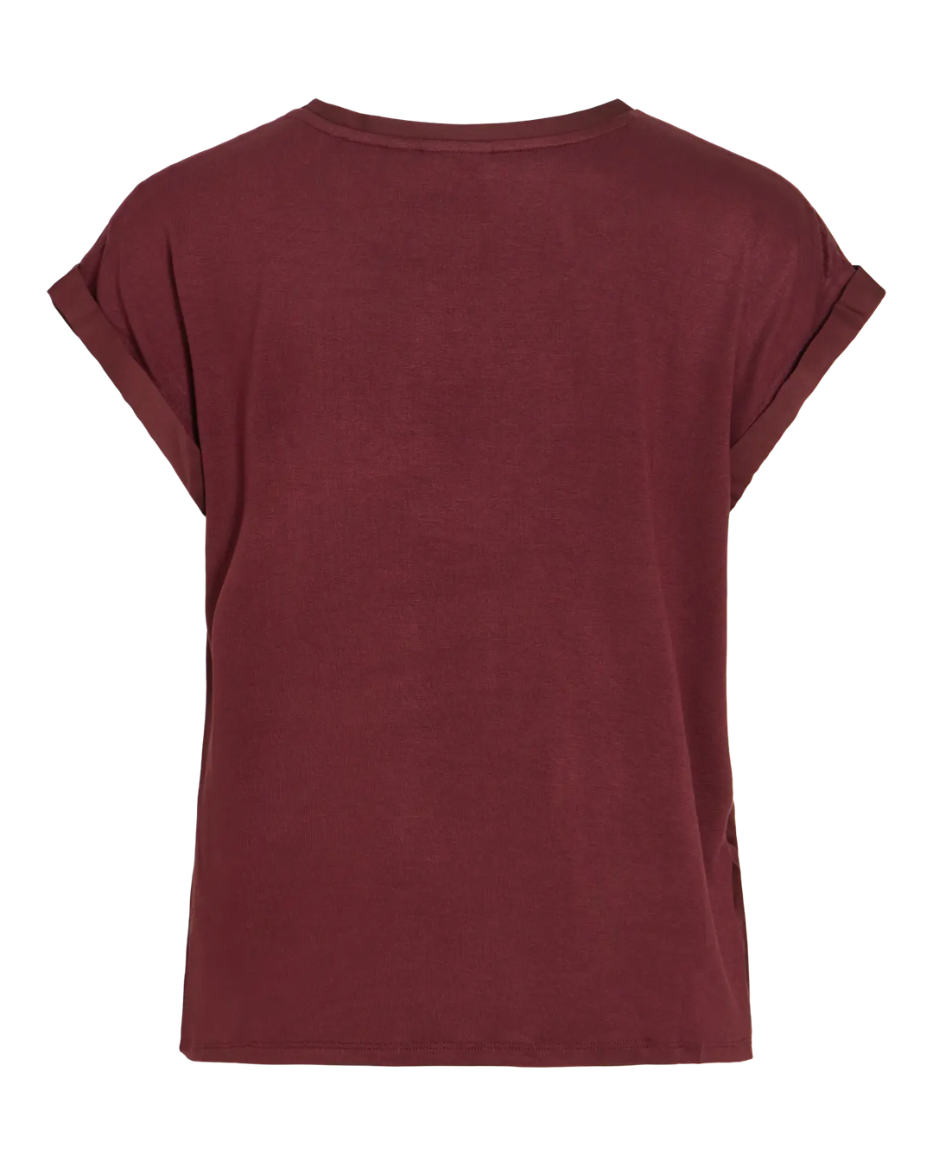 VIELETTE S/S SATIN TOPP