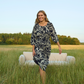 CARMEN DRESS 1/2 SLEEVE