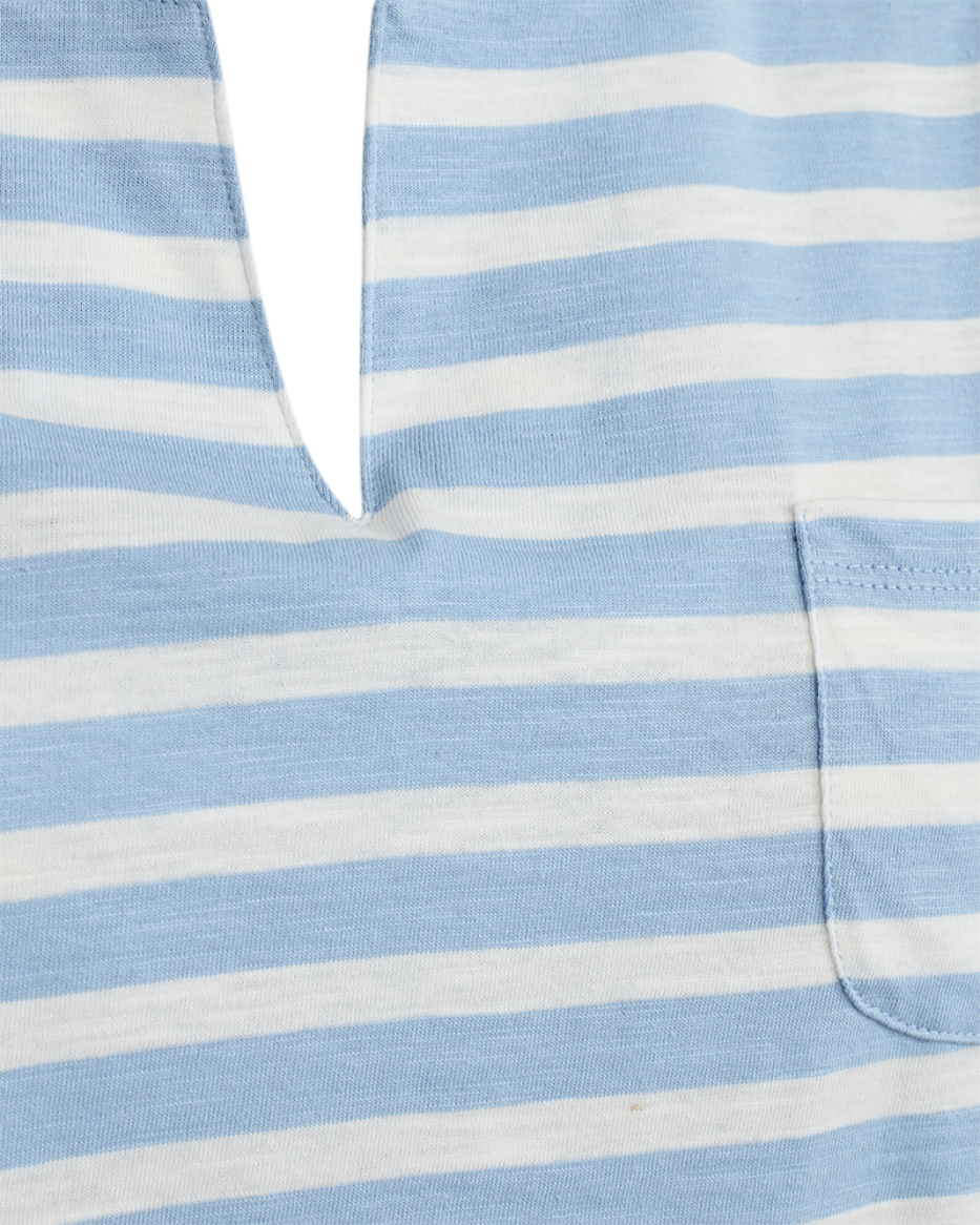 VIVA-TEE V-NECK STRIPED