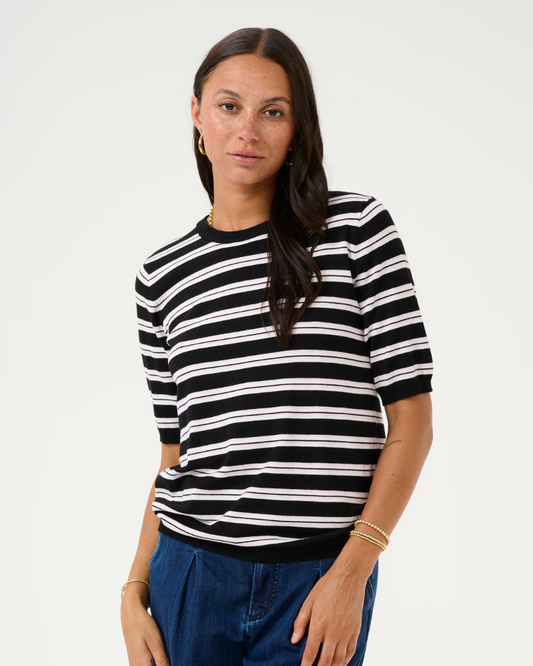 LIZZA STRIPED KNIT