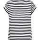 VIVA-TEE V-NECK STRIPED