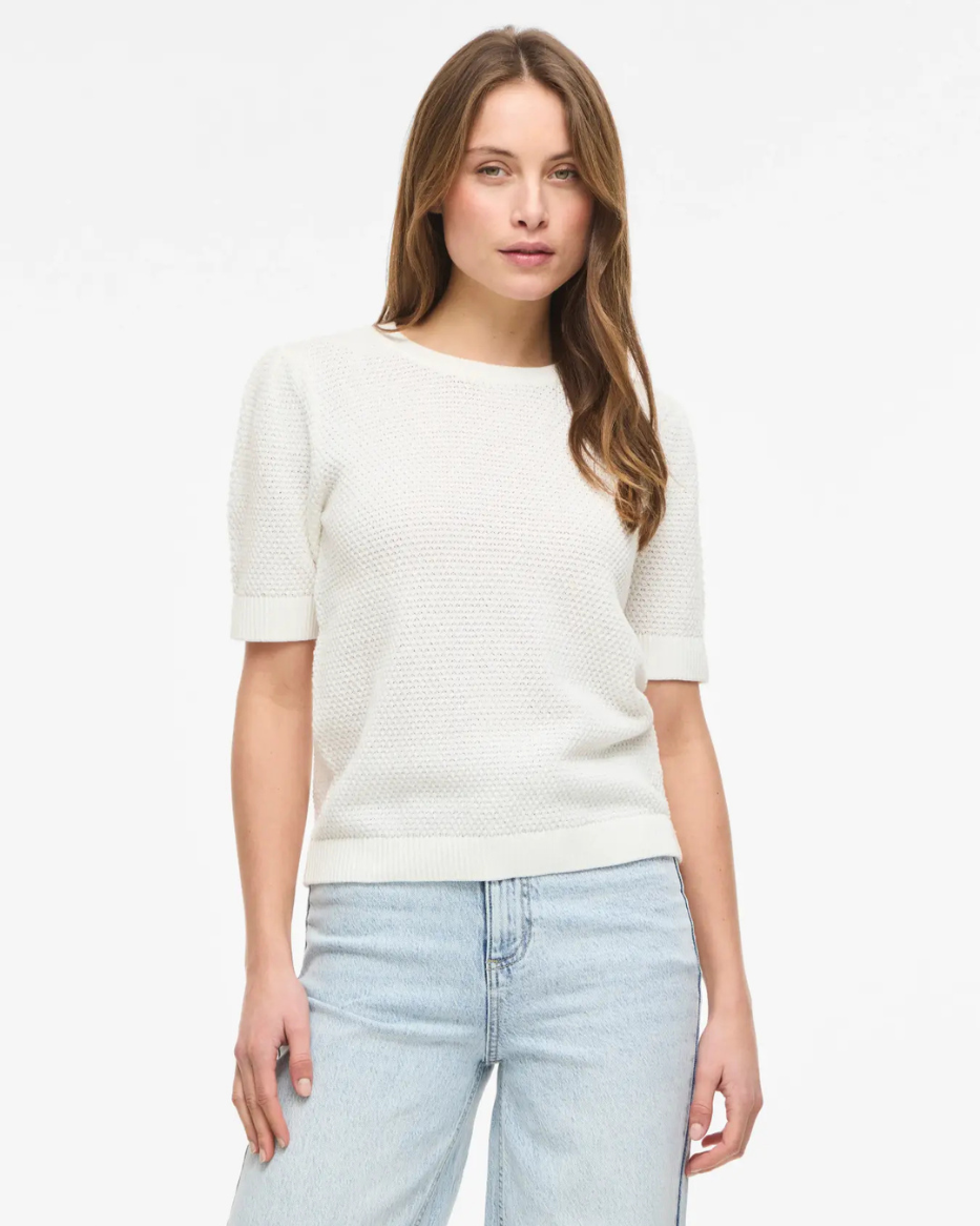 VIDALO O-NECK S/S KNIT