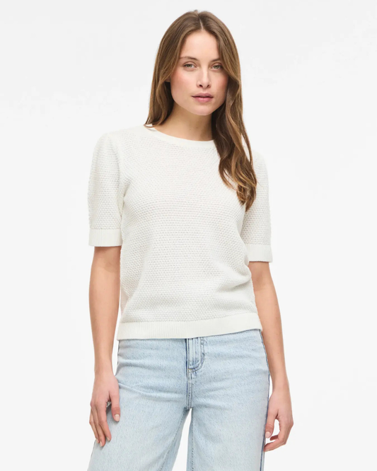 VIDALO O-NECK S/S KNIT