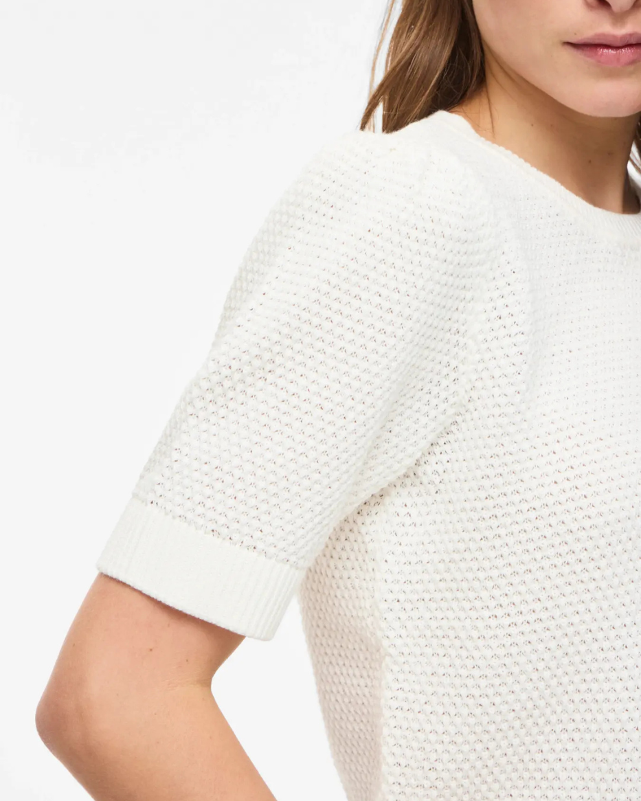 VIDALO O-NECK S/S KNIT
