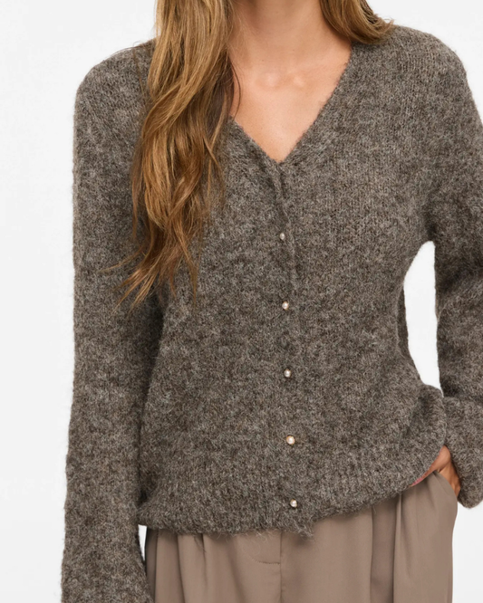VIMARLEY L/S V-NECK CARDIGAN