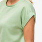 VIELETTE S/S SATIN TOPP