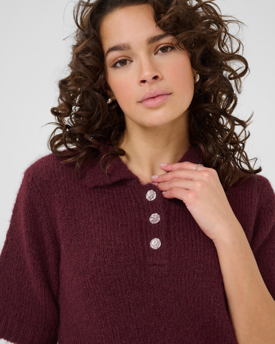 EMILIE POLO PULLOVER