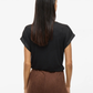 VIELETTE S/S SATIN TOP