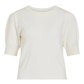 VIRIL 2/4 SLEEVE O-NECK KNIT TOP